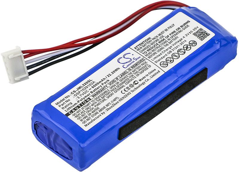 Cameron Sino JBL Charge 3 2016 GSP1029102A 6000mAh 22.20Wh Li-Polymer 3.7V ) CS-JML320SL