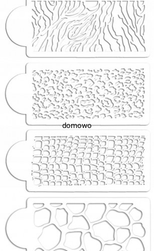 SZABLONY DO MALOWANIA RYSOWANIA NADRUKÓW 4 szt