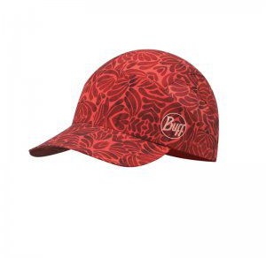 Buff Czapka z daszkiem pack trek cap calyx grenadine czerwony CZAPKA PACK TREK CALVY GRENADINE