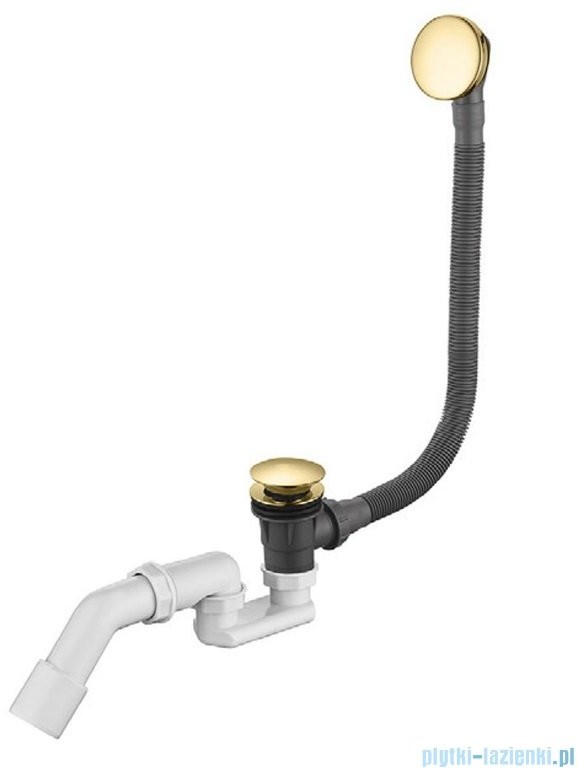 Oltens Fusa syfon wannowy klik-klak złoty 03002800