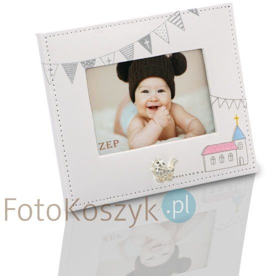 NA Włoska ramka chrzest Europa zdjęcie 10x15)