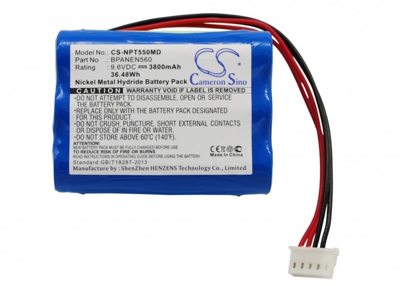 Cameron Sino Nellcor Puritan Benett N550B 069308 3800mAh 36.48Wh Ni-MH 9.6V Cameron Sino)