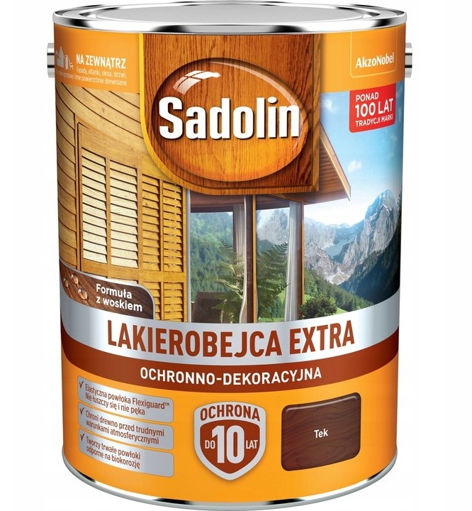 Sadolin Lakierobejca Do Drewna Extra Tek 2,5L