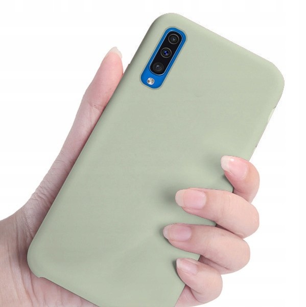 Zdjęcia - Etui Samsung Nakadka Silicon do  Galaxy A50 / A30s / A50s ciemnoniebieska 