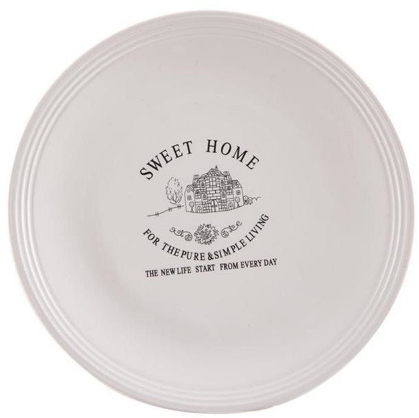 Talerz ceramiczny deserowy SWEET HOME