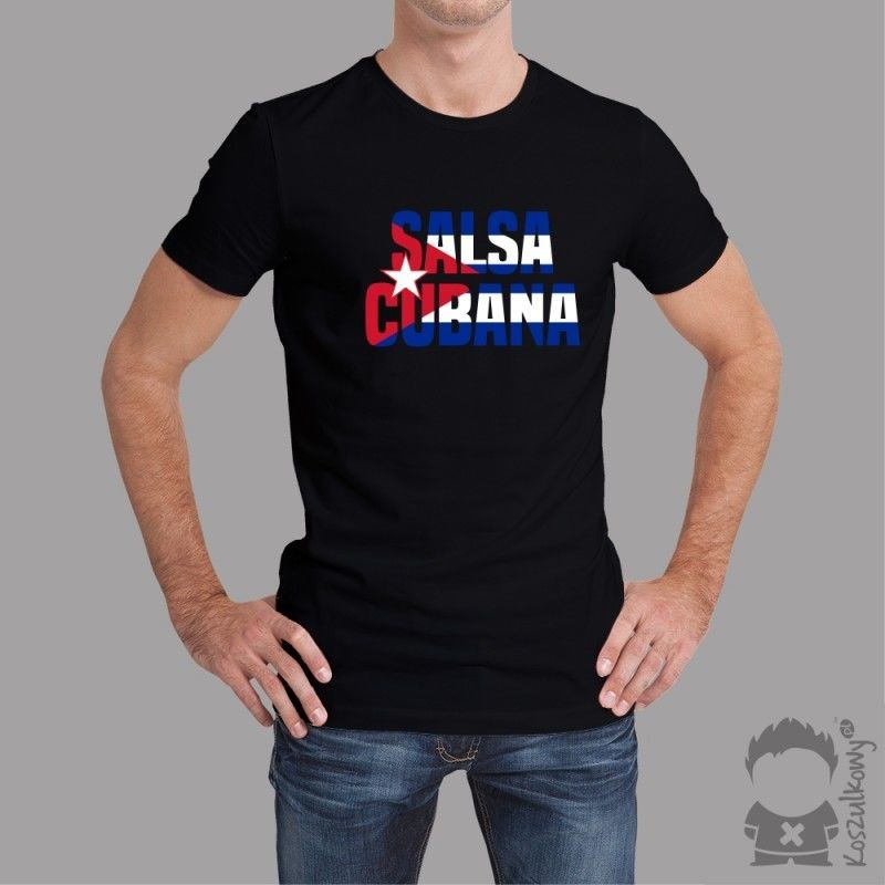 Salsa Koszulkowy cubana - męska lub damska koszulka z nadrukiem