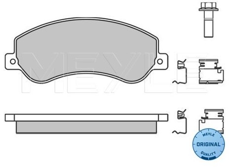 Wulf Gaertner Autoparts Zestaw klocków hamulcowych, hamulce tarczowe Wulf Gaertner Autoparts 025 244 8419/W