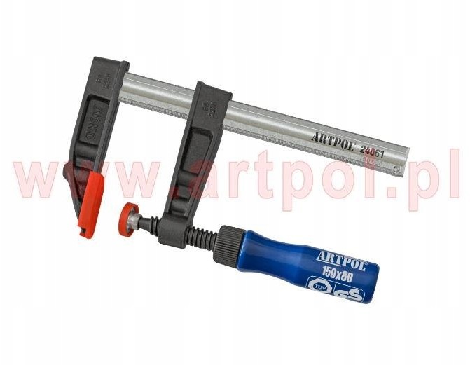 ARTPOL Ścisk Stolarski 120 x 500mm Typ (f) Tuv/ Gs