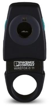 Phoenix Contact Uniwersalne narzędzie do ściągania izolacji Phoenix Contact 1212160 Odpowiedni do Kabel sygnałowy Linia sterująca Światłówód 2.5 do 11 mm WIREFOX-D 11 WIREFOX-D 11