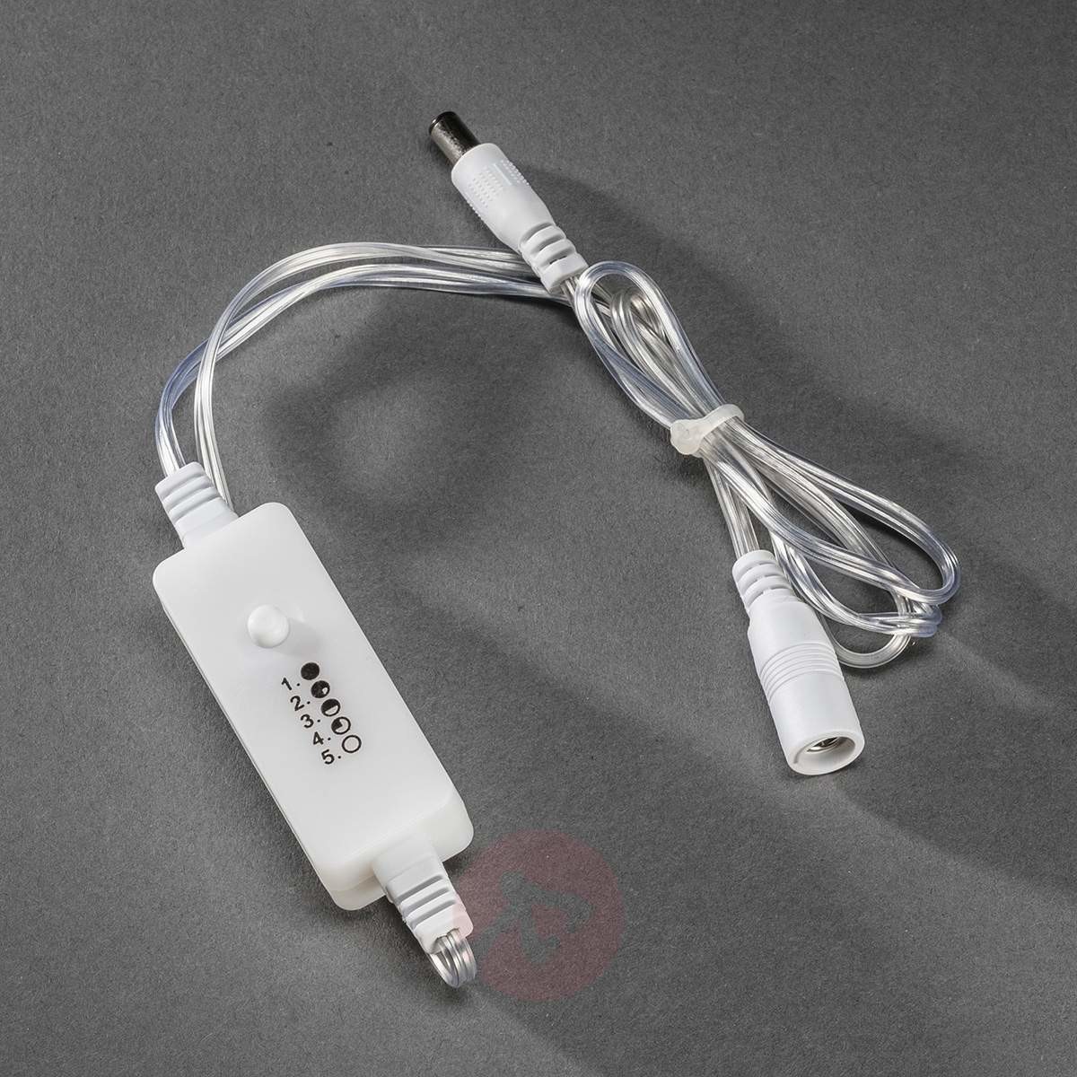 Konstsmide kabel przezroczysty - ściemniacz do łańcucha LED