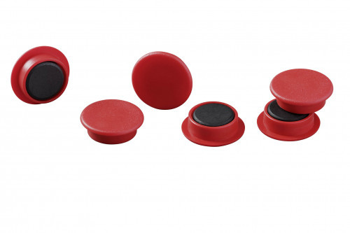 Durable 470203 Magnesy do tablic 21 mm czerwony op. (6 szt.) 470203