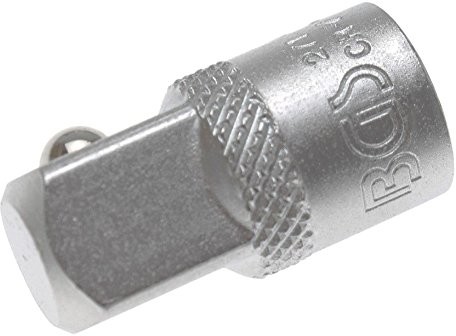 BGS Adapter , 3/8 i 1/4 cala, matowo chromowany, wewnętrzny zewnętrzne 271