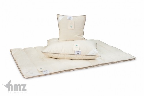 AMZ Szamotuły Kołdra Puchowa 200x200 Silver Prestige Letnia Puch 100% 81A0-232CE