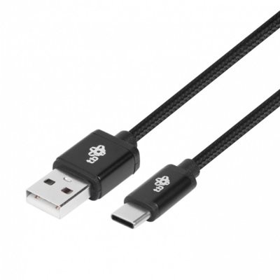 TB Kabel TB USB-USB C 1.5m czarny sznurek (AKTBXKUCSBA150B)