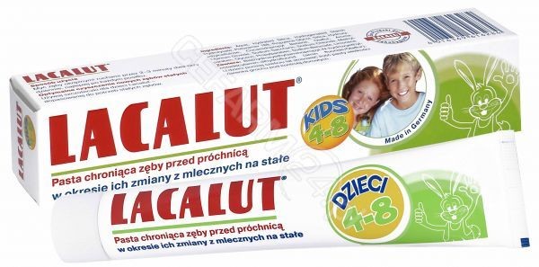 Natur Produkt Lacalut Pasta do zębów dla dzieci 4-8 lat 50 g