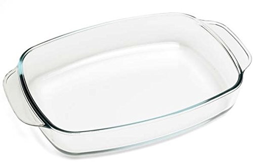 Inconnu 500 ° 340049 szkło przezroczyste prostokątna forma do zapiekanek 33,5 x 21,5 cm 2,3 L 340049