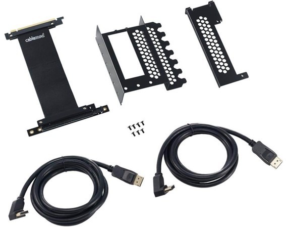CableMod CableMod Vertical PCI-e Bracket - 2 x DisplayPort CM-VPB-2DK-R