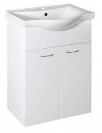 Aqualine KERAMIA FRESH szafka umywalkowa 51,1x74x34cm, biała 50057