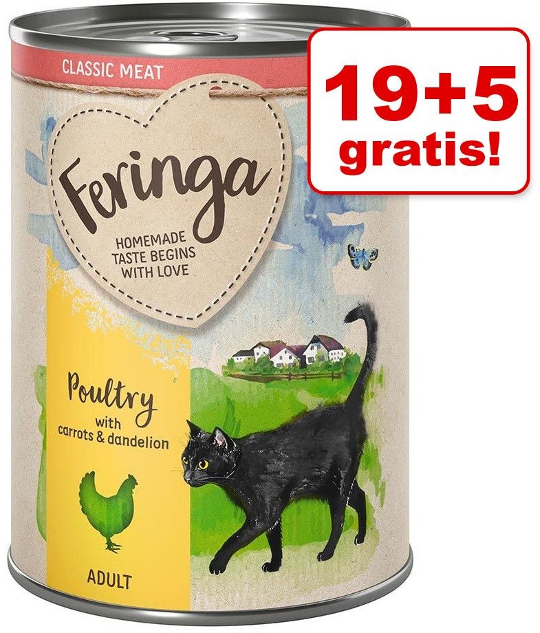 Feringa 19 + 5 gratis! Classic Meat Menu 24 x 400 g Pakiet mieszany 1