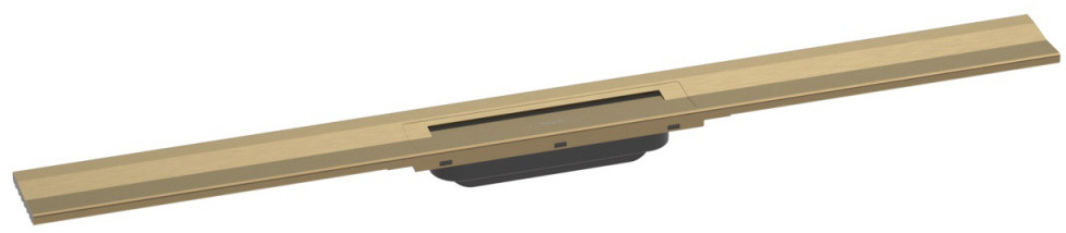 Hansgrohe RainDrain Flex Odpływ liniowy przyścienny 90 cm brąz szczotkowany 56052140