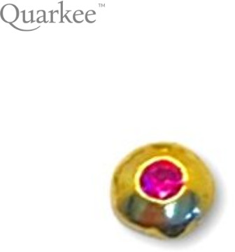 Quarkee Quarkee 22K Gold Round with Ruby / Kółko z rubinem