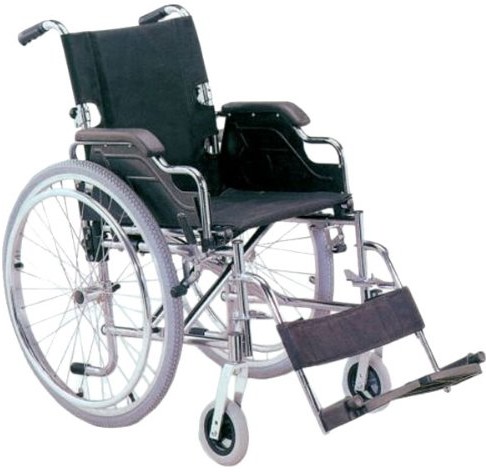 Royal Wózek dla lalek wózków inwalidzkich o wysokości siedziska 46 cm, w kolorze czarnym FS908AQ-46