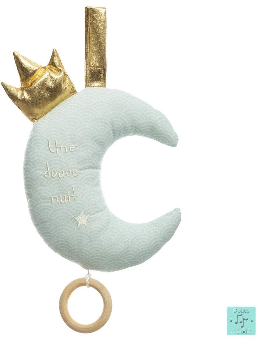 Atmosphera Poduszka dla dziecka MOON z melodyjkami kolor miętowy 158784