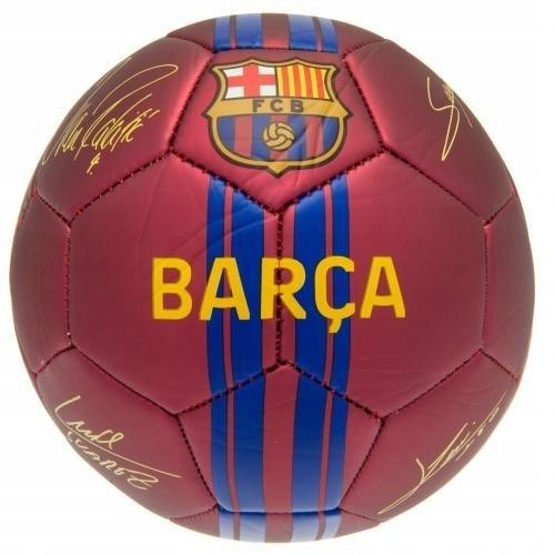 FC Barcelona Piłka nożna z autografami -