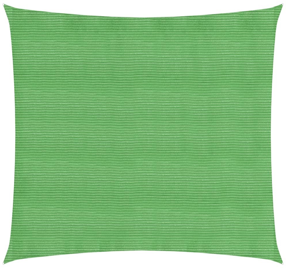 vidaXL Żagiel przeciwsłoneczny, 160 g/m, jasnozielony, 3x3 m, HDPE vidaXL