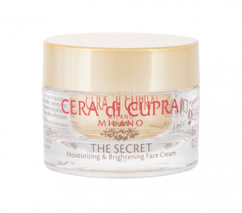 Cera di Cupra The Secret Moisturizing & Brightening krem do twarzy na dzień 15 ml dla kobiet 15ml