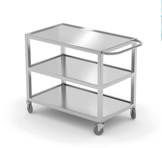 Hendi 1 Wózek 3-półkowy spawany 800x500x850 mm