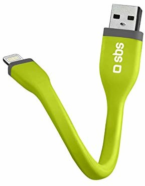 SBS kabel Lightning 12 cm  mini kabel do ładowania z USB & Lightning MFI  idealny do Apple iPhone 11, 11 Pro, 11 Pro Max, X, XS, XS Max, XR, 8, 8 Plus, 7, 7 Plus, 6, 6s, iPad