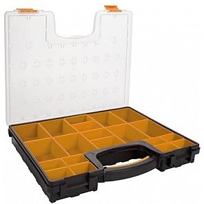 Perel Perel PLASTIKOWY ORGANIZER Z WYJMOWANYMI POJEMNIKAMI - 420 x 335 x 65 mm OM42033565