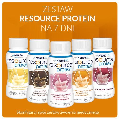 NESTLE RESOURCE Zestaw Resource Protein na 7 dni (16 butelek x 200ml)
