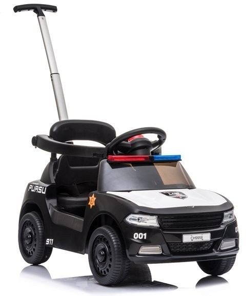 Import LEANToys Jeździk z Pchaczem CH9958 Policyjny Czarny
