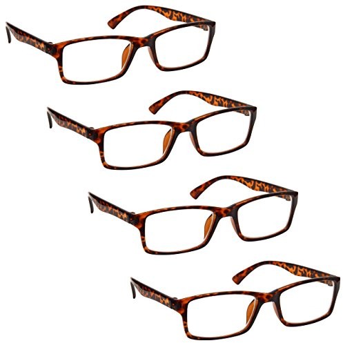 UV Reader Te okulary do czytania przedsiębiorstwach czarno-niebieski brązowy kolor liliowy Reader wartość 4er Pack Mężczyźni Kobiety rrrr92, , , RRRR92-2-150