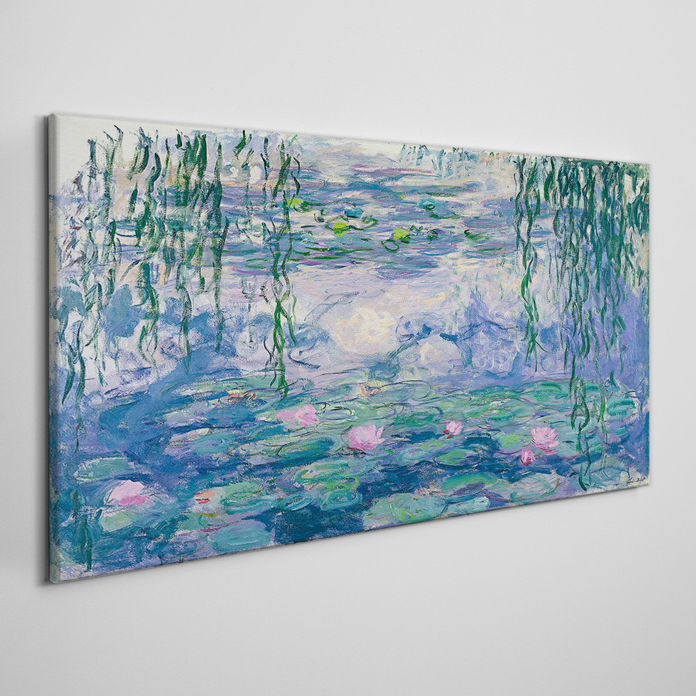 PL Coloray Obraz na Płótnie Woda lilie Monet 140x70cm
