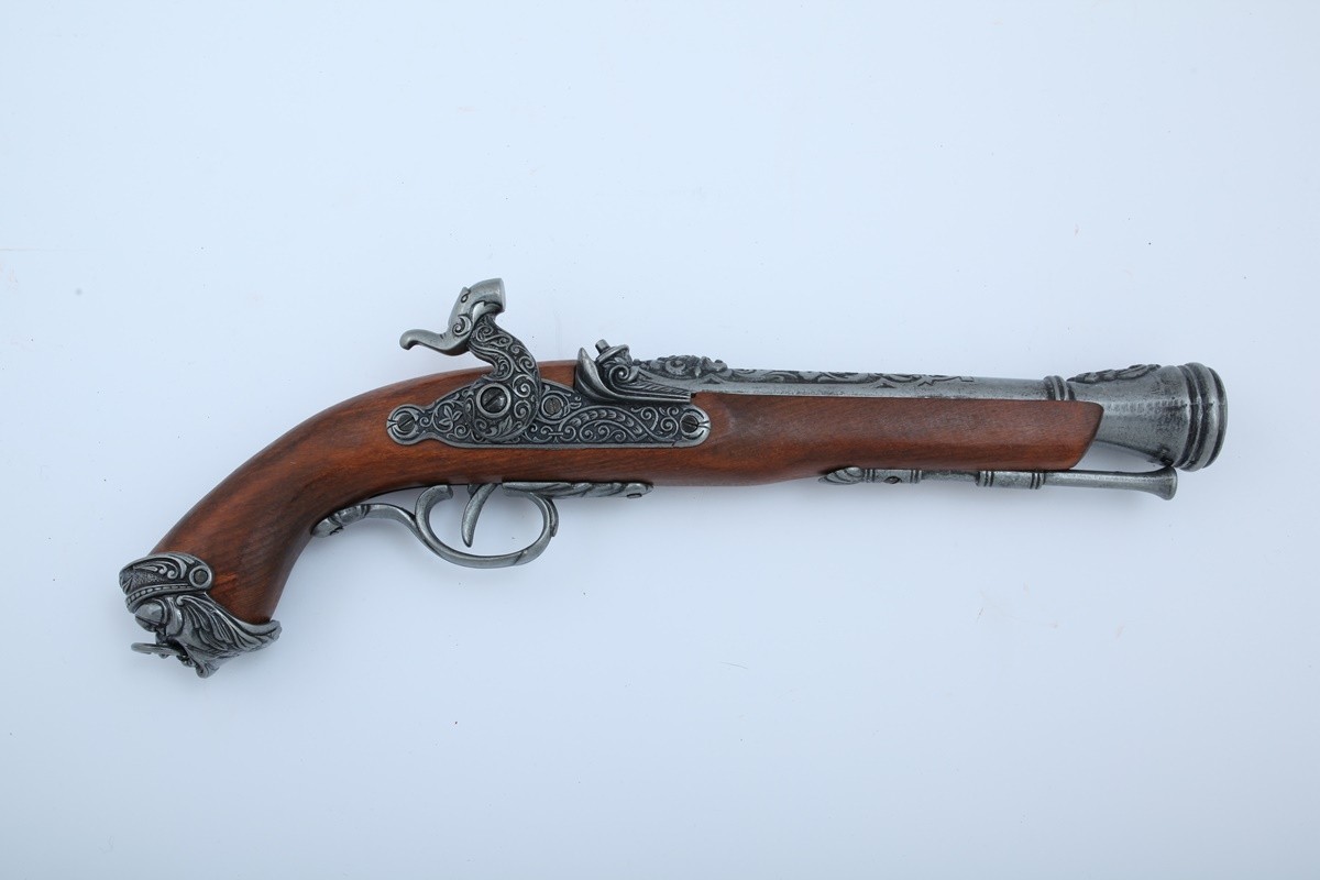 Denix SA REPLIKA WŁOSKI PISTOLET SKAŁKOWY z XVIIIw MODEL 1104 G 1104 G