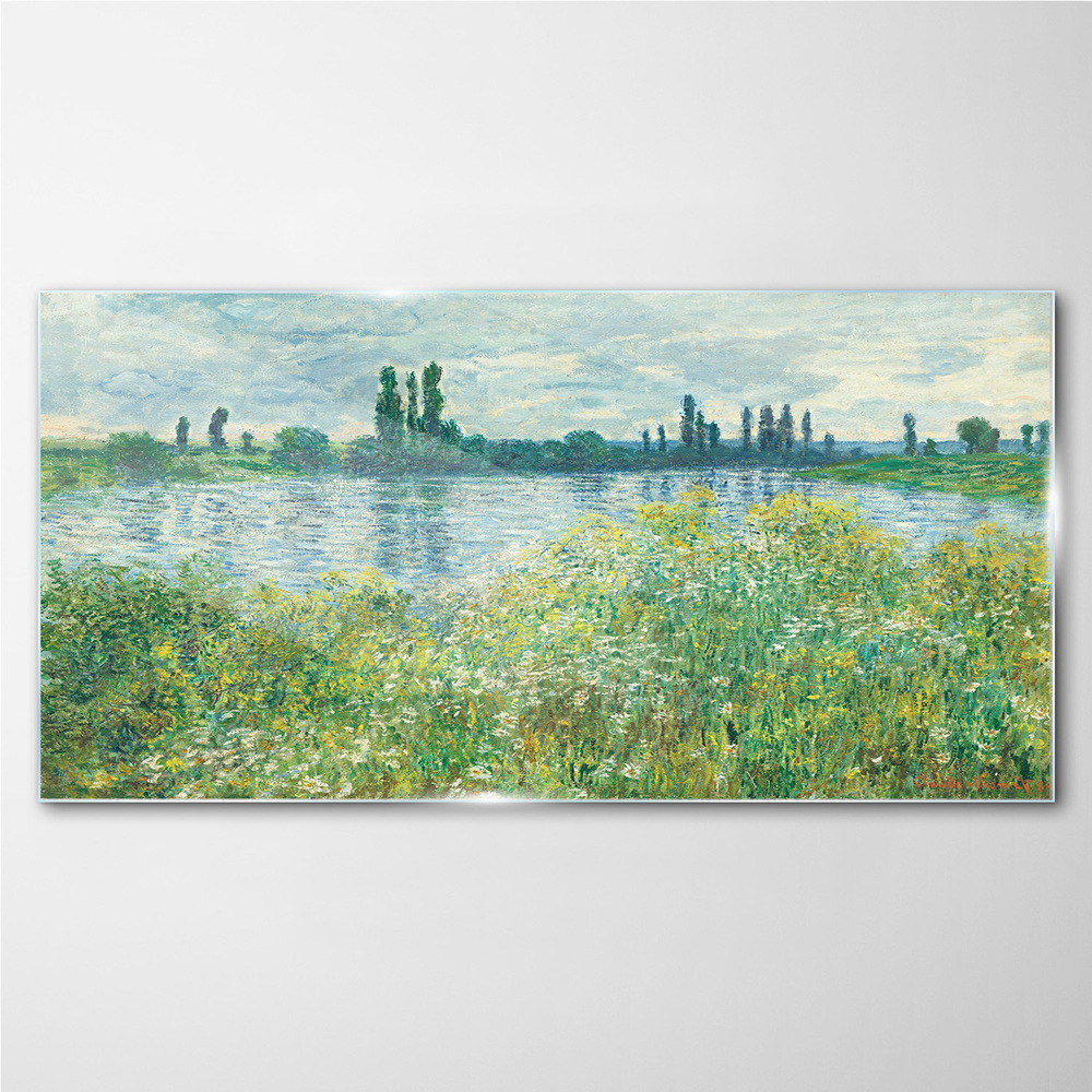 PL Coloray Obraz Szklany Sekwana Vétheuil Monet 100x50cm