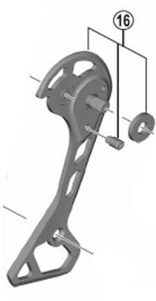 SHIMANO enleit Kettlebell blaszana na zewnątrz RD-M8000 enleit Kettlebell blaszana na zewnątrz GS-Typ RD-M8000 Art-Nr. Y-5rt98080 Y-5RT98080