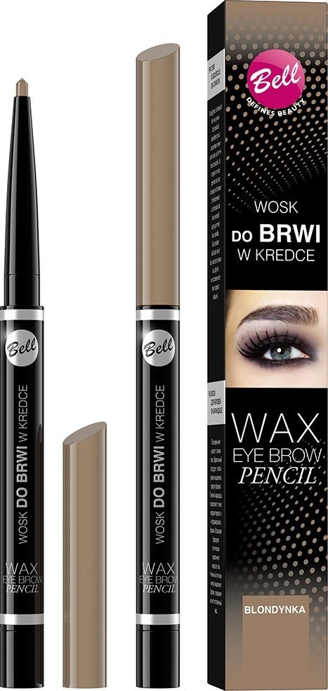 Bell Wax Eyebrow Pencil, wosk do brwi w kredce dla blondynek