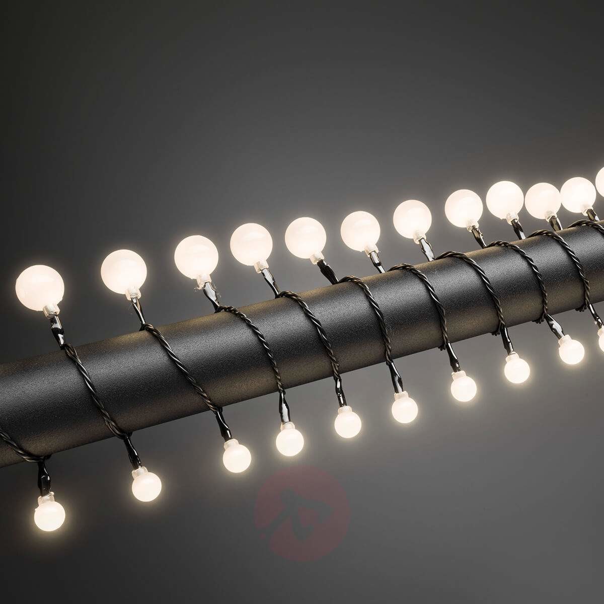 Konstmide Łańcuch świetlny LED Kula, ciepła biel, 80-pkt