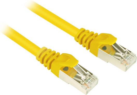 Sharkoon RJ45 CAT.6 SFTP yellow 0,50m - 4044951014767
