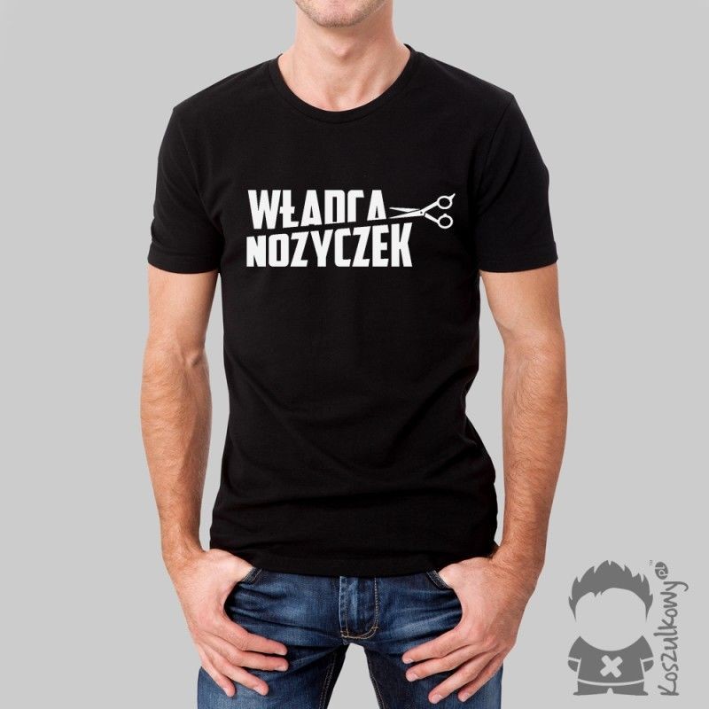 Władca nożyczek - męska lub damska koszulka z nadrukiem