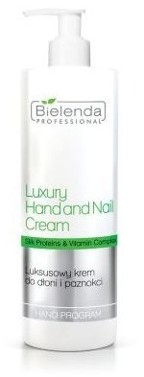 Bielenda PROFESSIONAL_Luxury Hand & Nail Cream Silk Proteins & Vitamin Complex 500ml 38749-uniw