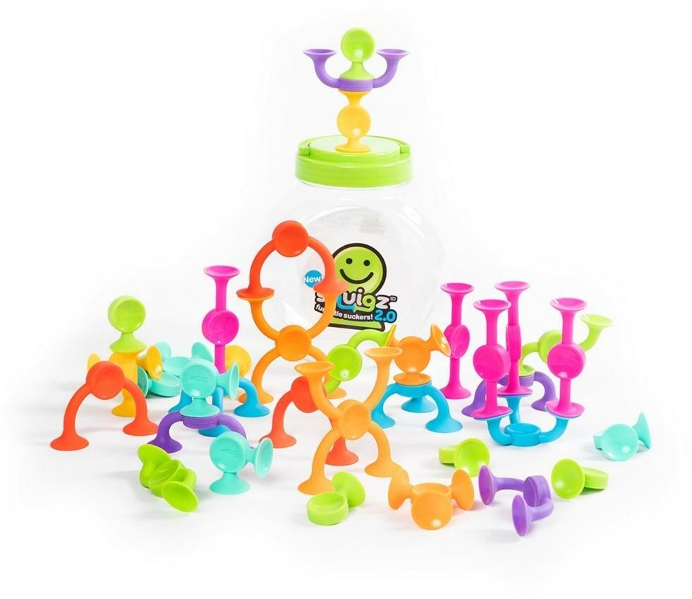 Fat Brain Toys Klocki przyssawki Squigz 2.0 36 elem