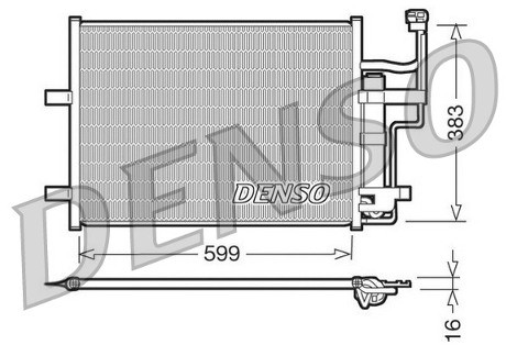 DENSO Skraplacz, klimatyzacja DCN44003