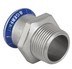 Geberit złączka z gwintem zewnętrznym d28xR1 Mapress Edelstahl 31708 31708