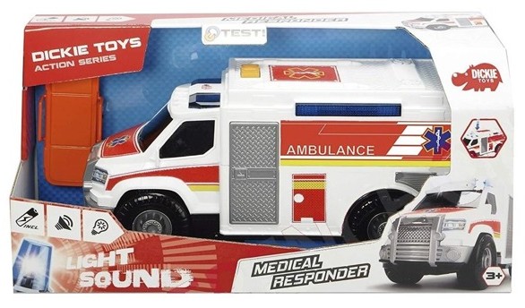 Dickie Toys Ambulans biały 30cm