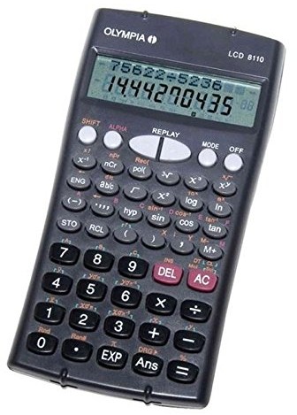 Olympia kalkulator LCD  8110, naukowy kalkulator biurkowy 40618